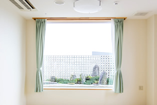写真：特別室（和）窓からの風景