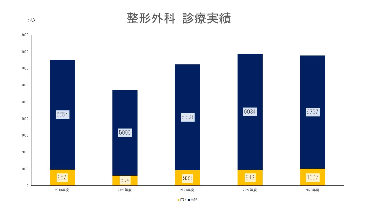 整形外科 診療実績