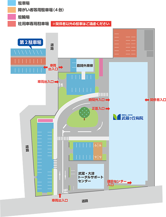 駐車場のご案内