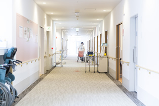 写真：病棟廊下